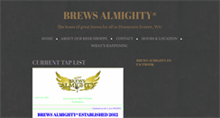 Desktop Screenshot of brewsalmighty.com